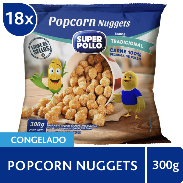 Popcorn nuggets con dips para untar Sabor En Línea